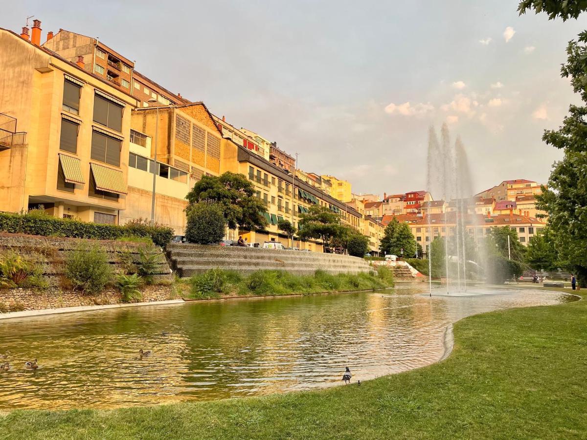 Estudio Centrico 1 Con Terraza Y Parking Privado Ourense Exteriör bild