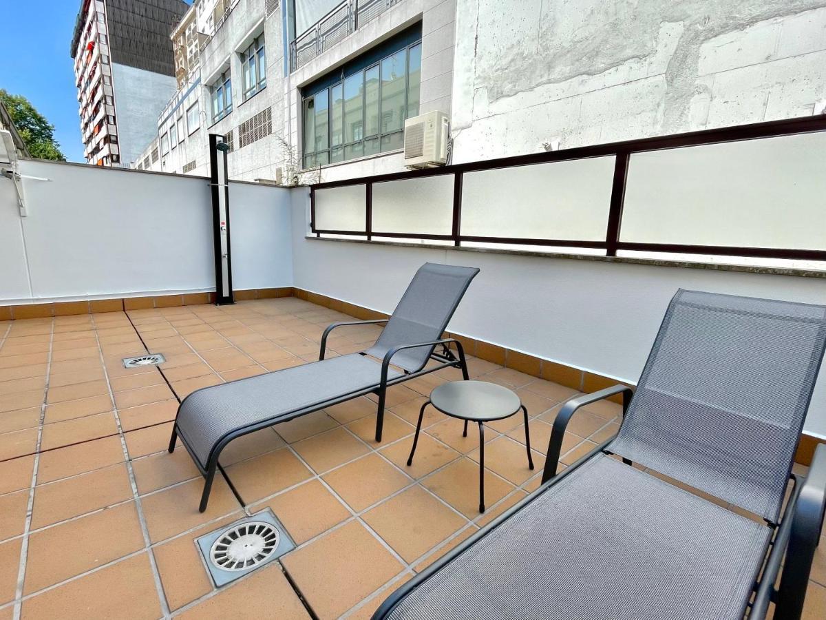 Estudio Centrico 1 Con Terraza Y Parking Privado Ourense Exteriör bild