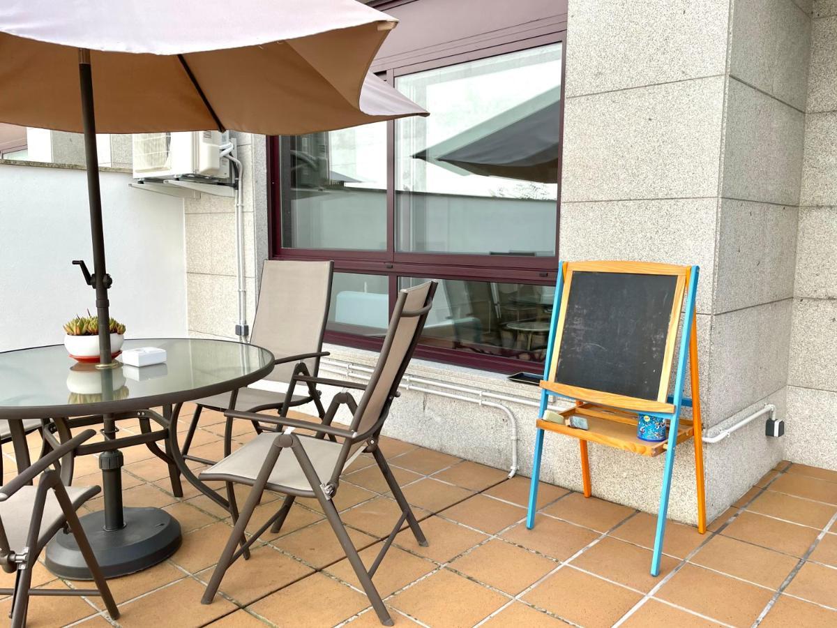 Estudio Centrico 1 Con Terraza Y Parking Privado Ourense Exteriör bild